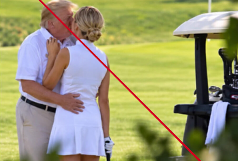 An A.I. Image of Trump Kissing a Woman Was Fake. It Spread Anyway.
