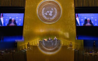 Abbas accuses Israel of waging ‘genocidal war’ in Gaza, in pre-recorded UN address