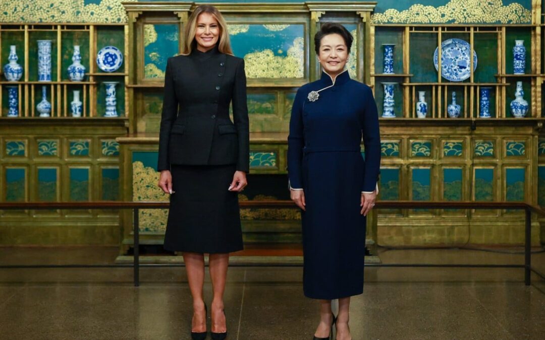 Inside Melania Trump and Peng Liyuan’s visit to the Smithsonian’s Peacock Room