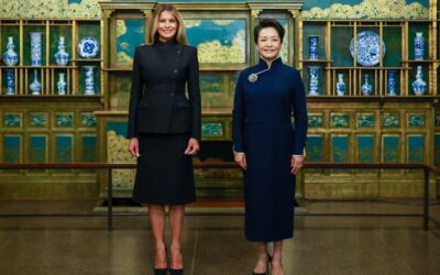 Inside Melania Trump and Peng Liyuan’s visit to the Smithsonian’s Peacock Room