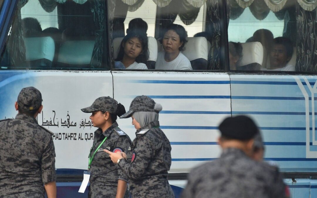 Malaysia begins sending thousands of Myanmar nationals back to war-torn homeland