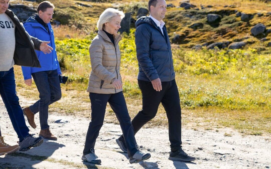 EU Commission chief Von der Leyen visits Greenland to sign new partnership deal