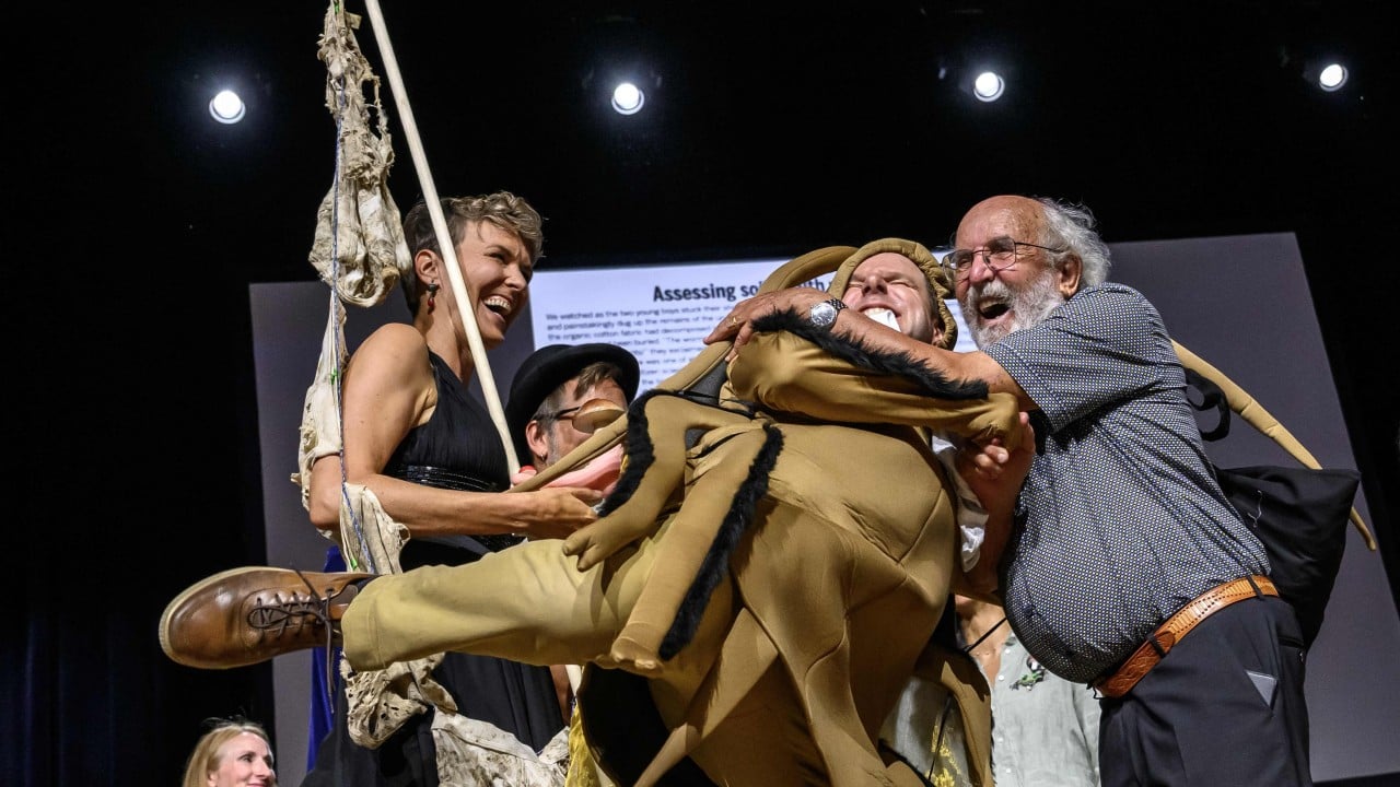 Scientists studying cockroach milk and nose-blowing win Ig Nobel prizes