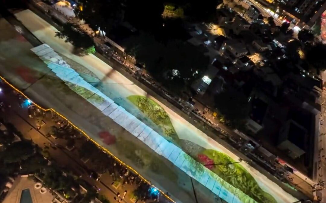 Mid-Autumn light show in Yuen Long panned online over stench and execution