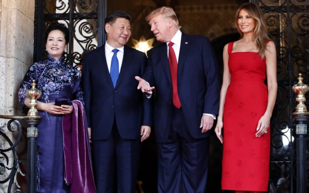 First ladies step forward as Trump lays on rare honours for Xi