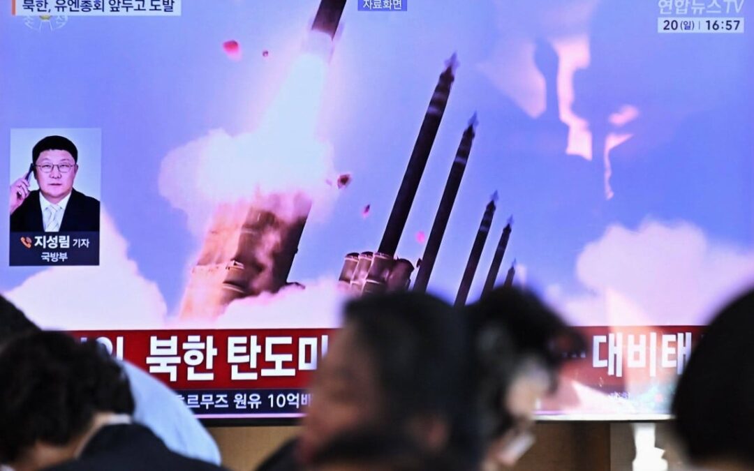 North Korea fires 2 missiles in 3 hours amid tensions over US drills