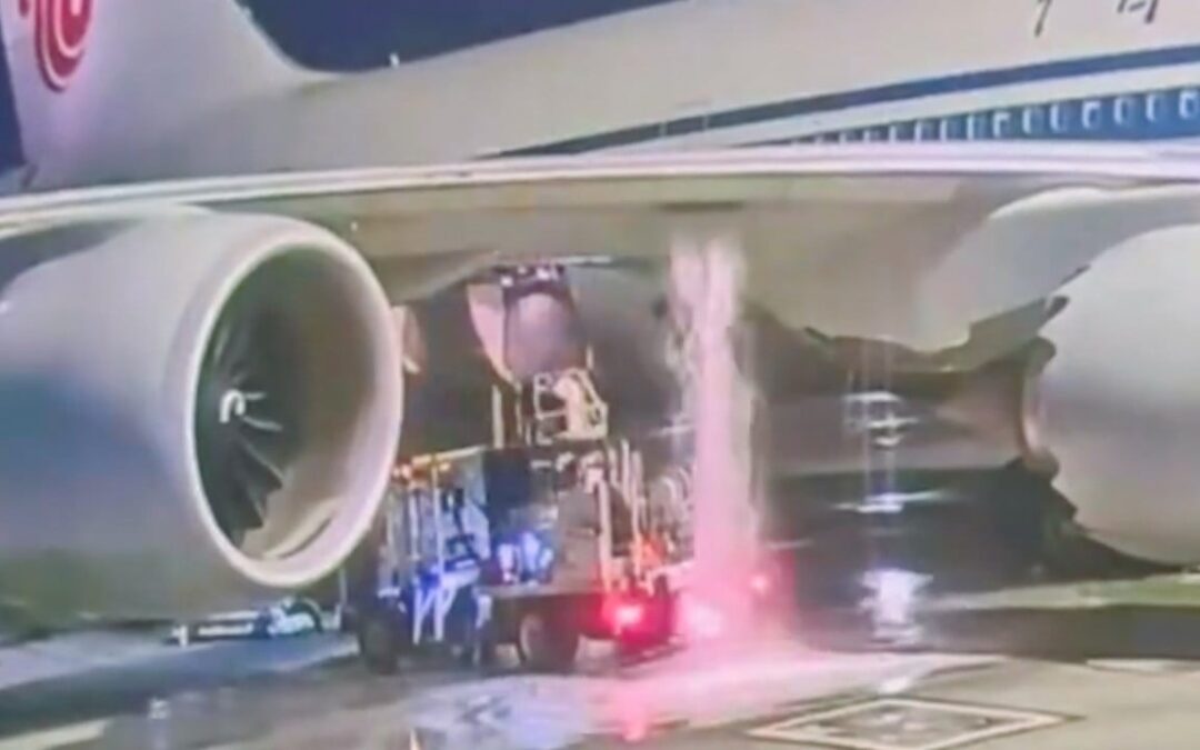 Air China Boeing 747 grounded in New York following gate refuelling incident
