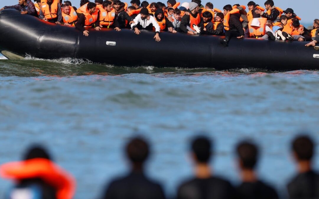UK far-right activist arrested after migrant boat slashed in English Channel