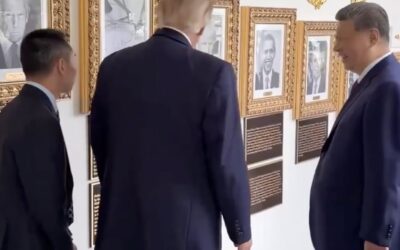 China’s Xi shares a rare laugh on White House tour at Trump’s Biden autopen joke