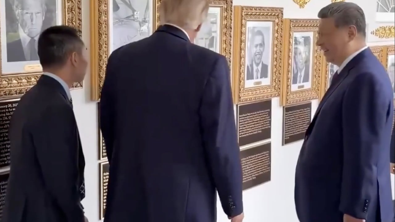 China’s Xi shares a rare laugh on White House tour at Trump’s Biden autopen joke