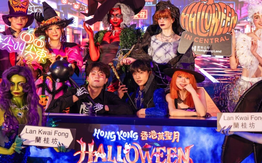 Hong Kong turns Halloween into month-long event with street parties, free rides