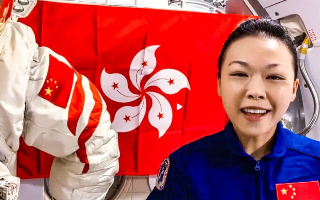 Hong Kong’s first astronaut, Lai Ka-ying, delivers live lesson from space