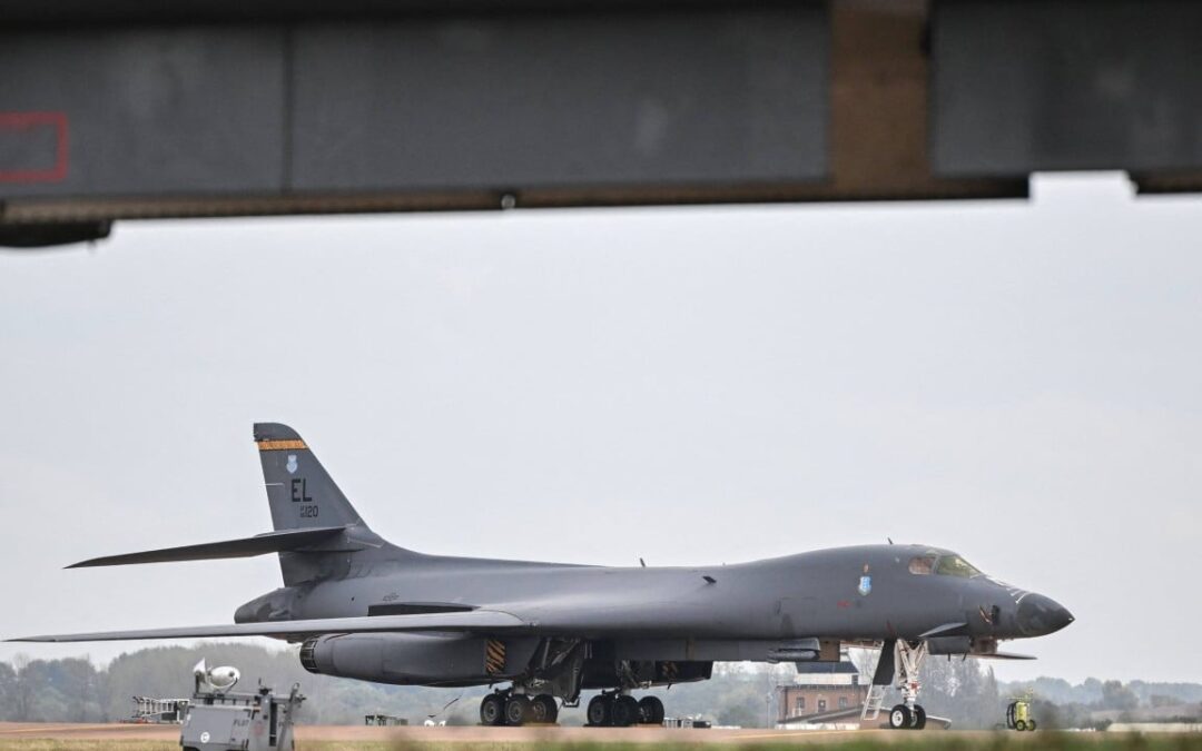 UK arrests 5 after incident near airbase used by US bombers