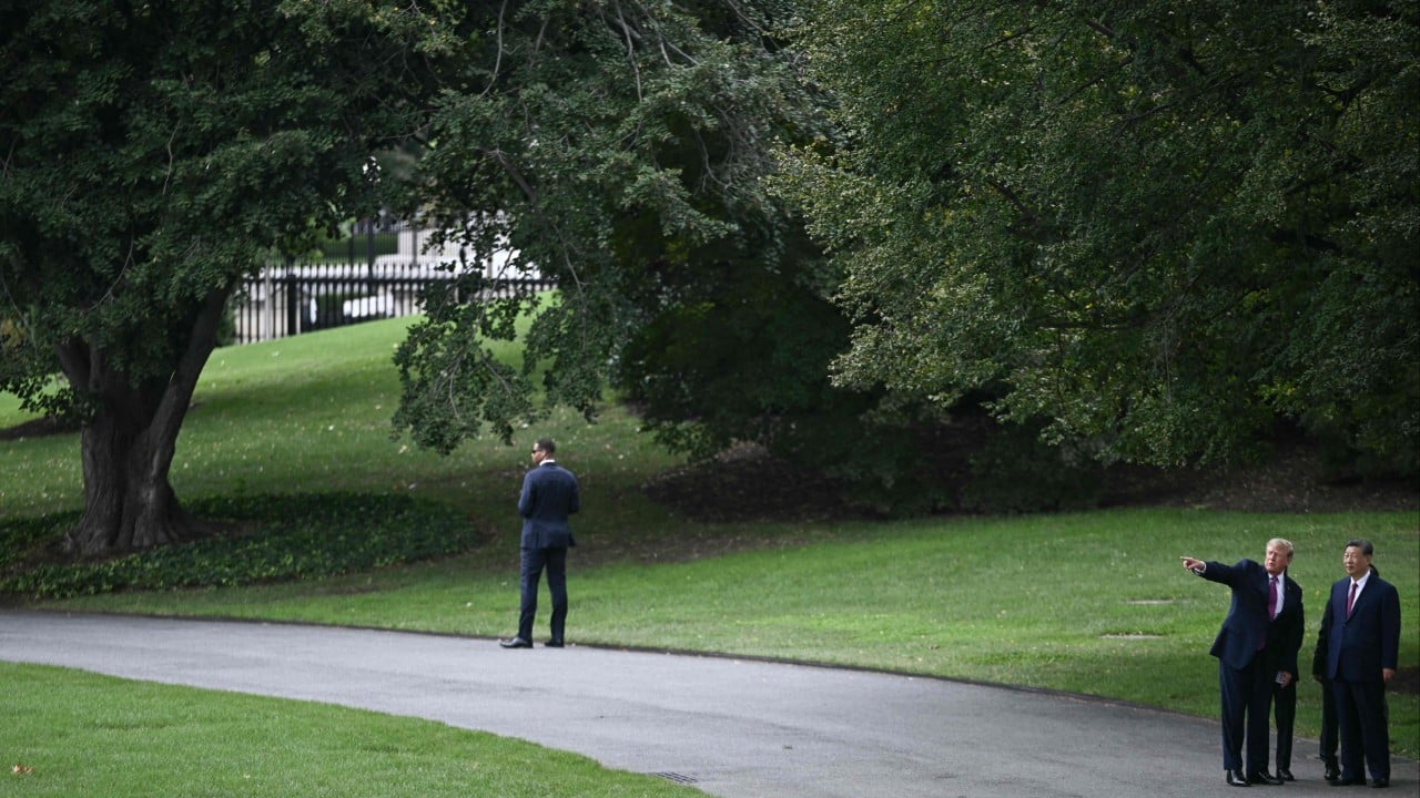 Trump gives Xi a tour of his pet White House building projects, including the ballroom
