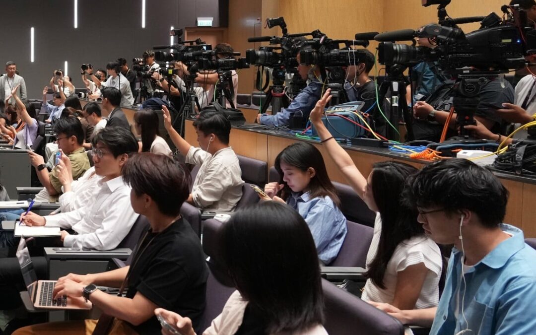 Hong Kong leader vows support for media’s global reach, to review TV practice code