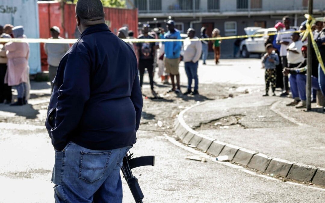 South African police probe mining feud shooting, 27 dead as elections near