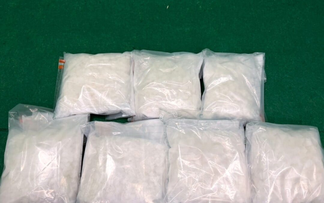 Hong Kong customs seizes 13kg of suspected ketamine at airport, man arrested