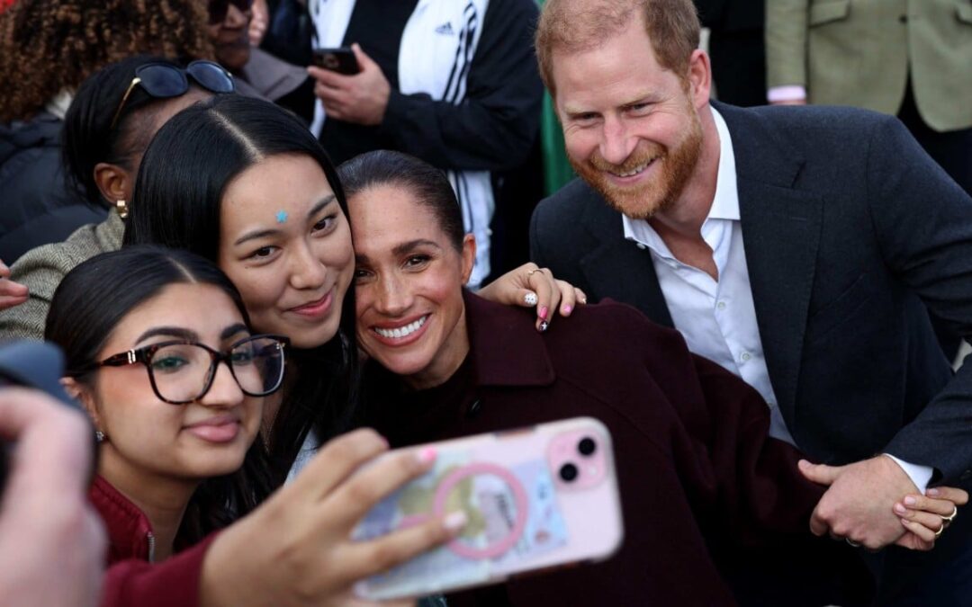 Prince Harry and Meghan in first joint outing since UK return: ‘great to be back!’