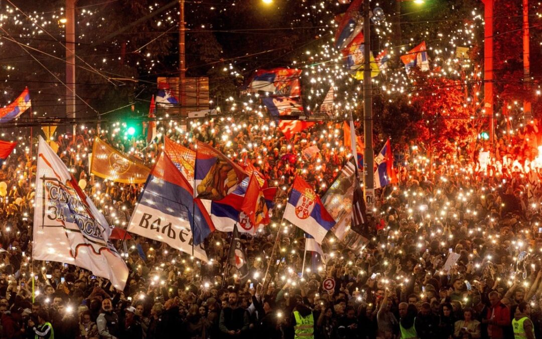 Serbia votes as ruling party faces student-led anti-corruption list