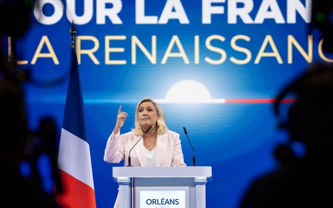 France’s Le Pen vows to restore ‘rule of law’ at presidential campaign launch