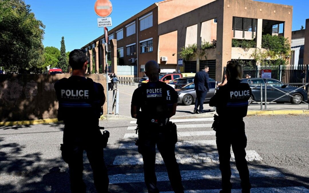 French police detain pupil, 14, suspected of shooting principal and teacher