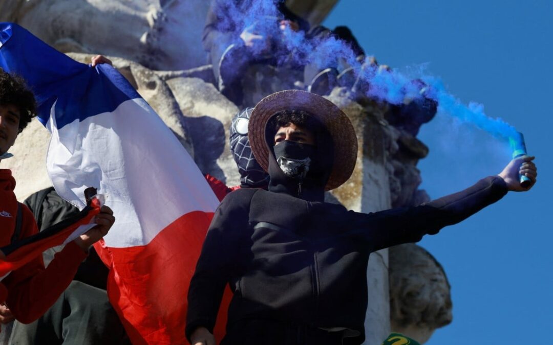 French protesters take to streets over rising prices, social strain