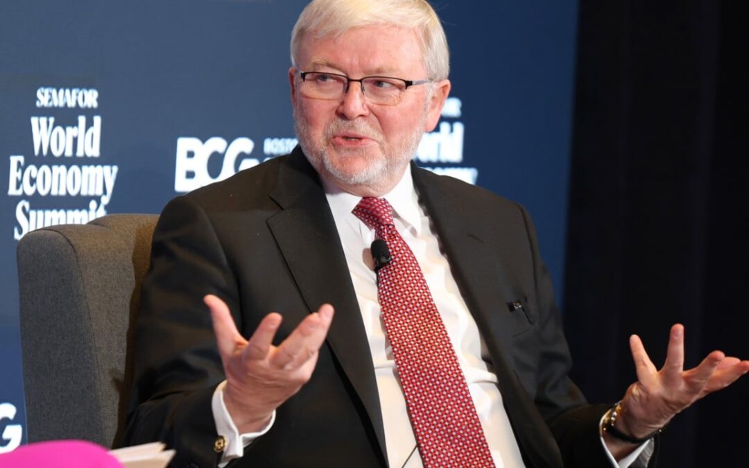 US-China strategic competition to keep escalating as world watches on, Rudd says