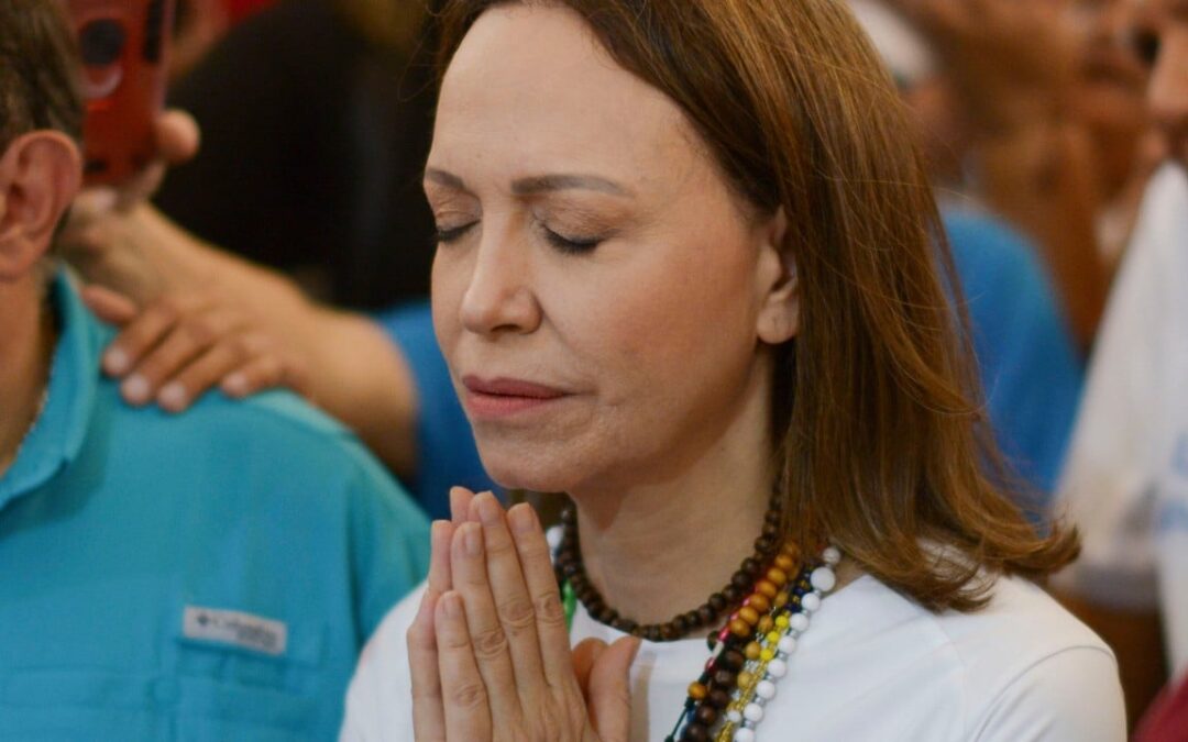 Venezuela opposition leader Machado returns home after fraught year in exile