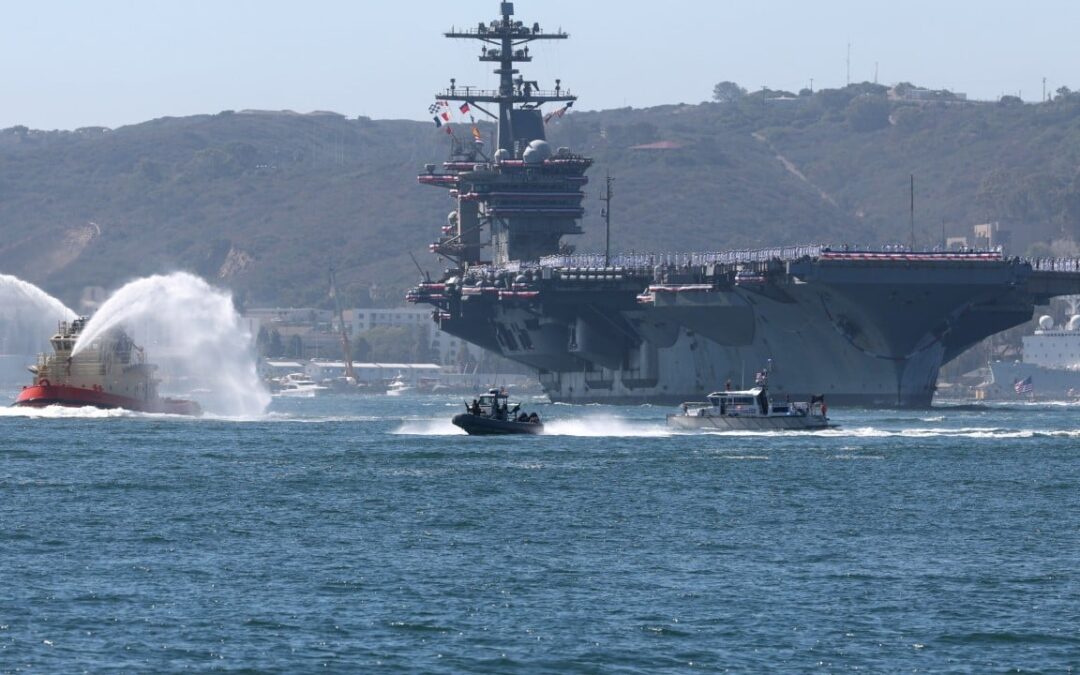 The long-deployed USS Abraham Lincoln returns home to San Diego from Middle East