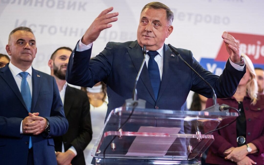 Serb separatist Dodik declares victory in Bosnia vote as ethnic tensions, EU hopes collide