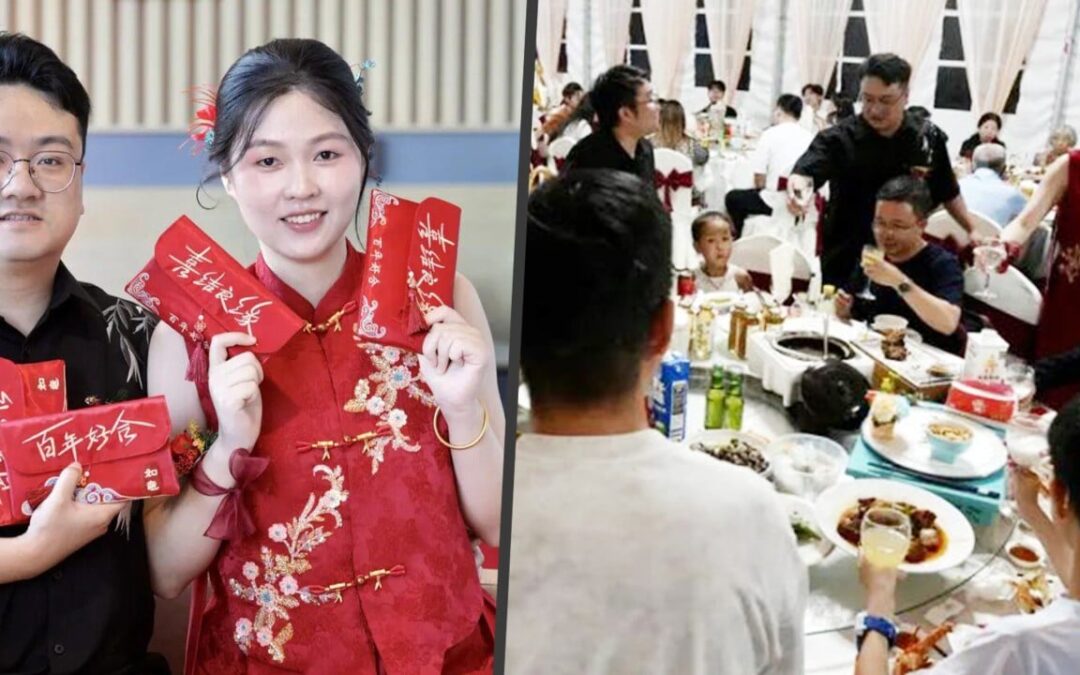 No fuss, just dinner: China couple trade wedding extravagance for US$11,000 feast, cash gifts