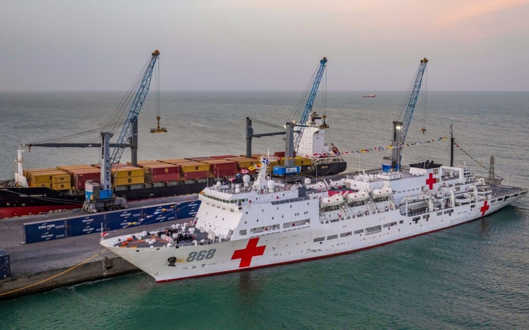 How a hospital ship helps buoy China’s strategic mission in Africa