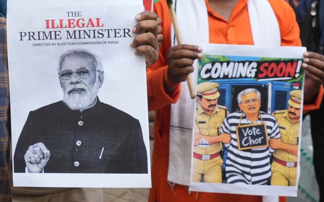 India’s Modi faces dual pressure from ‘cockroach’ movement, opposition parties