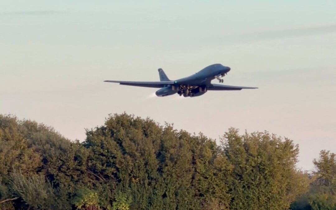 US bombers moved from UK airbase due to Iran-linked threats, Trump says