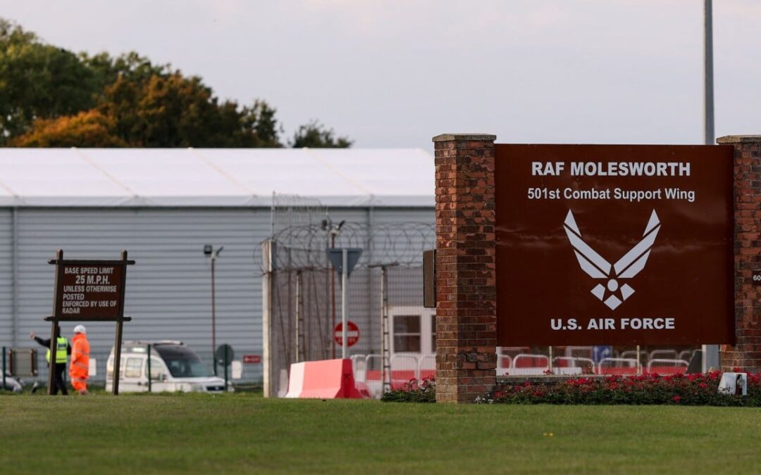 UK Ministry of Defence patrols arrest 2 Latvians near RAF base
