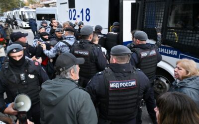 Dozens detained at a rally in Moscow held by Kremlin-friendly Communist Party, party says